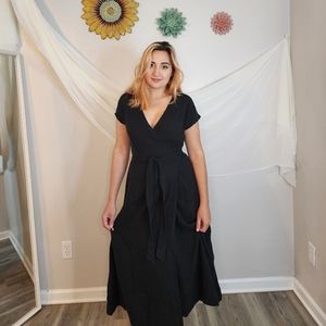 Midi wrap dress by Marine Layer